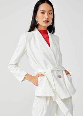 Ambrosia Sash Tie Blazer