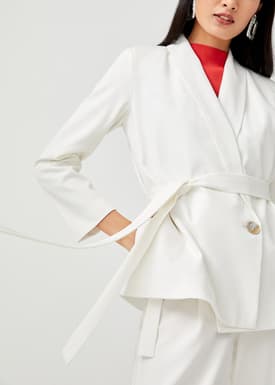 Ambrosia Sash Tie Blazer