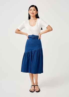 Aubree Scoop Neck T-shirt