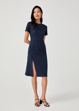 Annika Polka Dot Bodycon Dress
