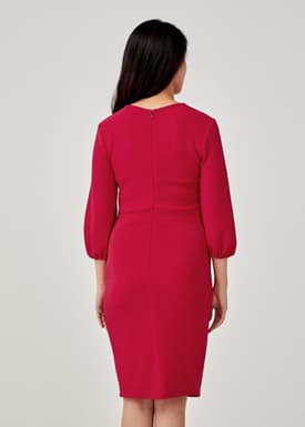 Eleonara Maternity Knot Front Bodycon Dress