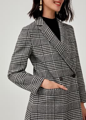 Aurianna Plaid Double Breasted Blazer