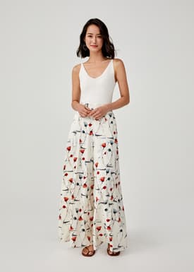 Stacia Satin Wide Leg Pants