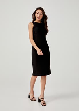 Jair Drape Back Bodycon Dress