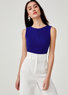 Janine Drape Back Top