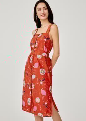 Amboree Sash Tie Camisole Dress in Tutti Frutti