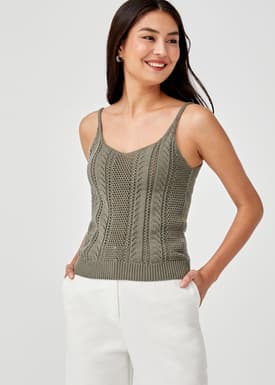 Calisto Scoop Neck Camisole Top
