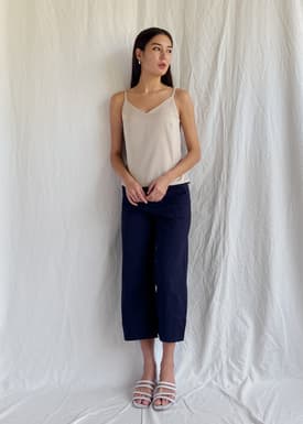 Aliya Drape Back Camisole Top