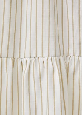 Pixie Padded Tiered Maxi Dress