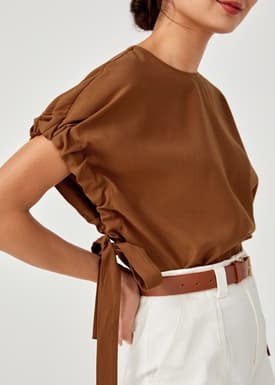 Dairine Drawstring Detail Blouse