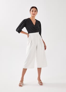 Samira Front Wrap Crop Top