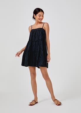 Maleah Textured Tie Back Dress