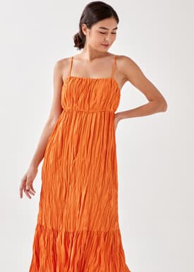 Vayla Crinkled Maxi Dress