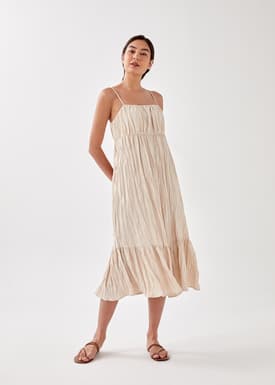 Vayla Crinkled Maxi Dress