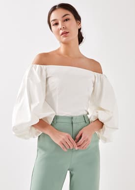 Jace Off Shoulder Puff Sleeve Blouse