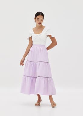 Carmien Knot Front Bustier Top