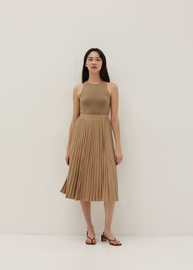 Alia Jersey Round Neck Tank Top