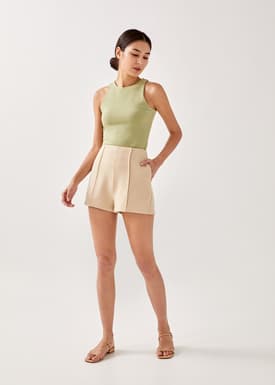 Alia Jersey Round Neck Tank Top