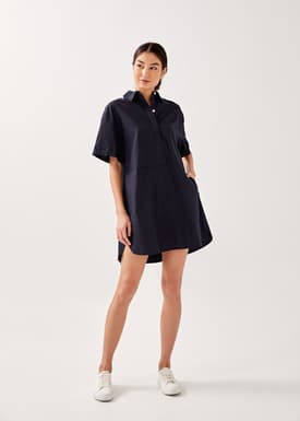 Keirra Pleat Back Shirt Dress