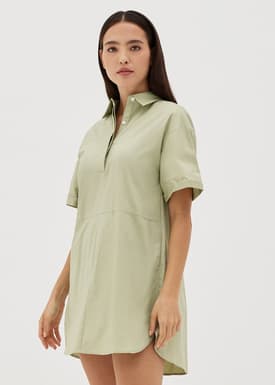 Keirra Pleat Back Shirt Dress