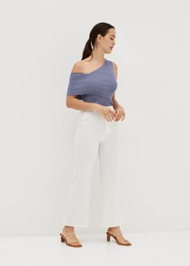 Sofena Asymmetrical Knit Top