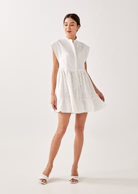 Bevelia Broderie Mini Dress