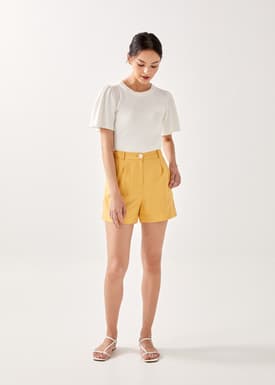 Hiara Flutter Sleeve Top