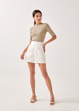 Josiya Knit Cut Out Top