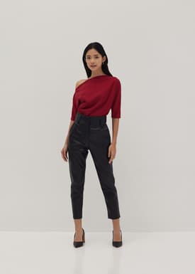 Melvie Relaxed Asymmetrical Top