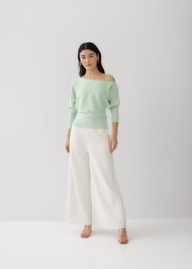 Olvera Asymmetrical Knit Top