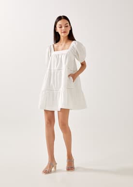 Norinna Tiered Tie Back Dress