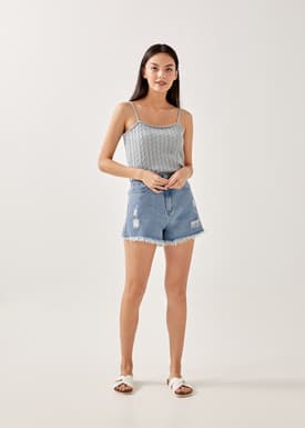 Rylee Cable Knit Relaxed Top