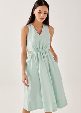 Brea Elastic Cut Out Dress