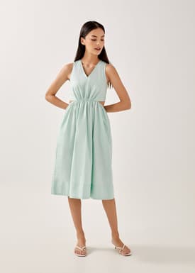 Brea Elastic Cut Out Dress