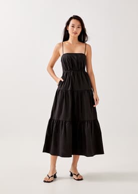 Kalita Padded Tie Back Dress
