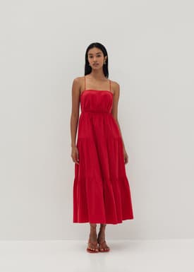 Kalita Padded Tie Back Dress