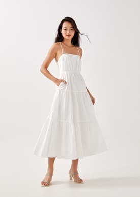 Kalita Padded Tie Back Dress