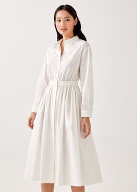 Odele Button Down Shirt Dress