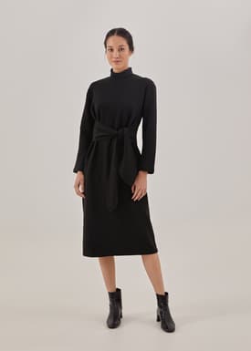 Rachelle Sash Column Midi Dress