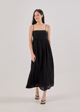 Corinne Broderie Maxi Dress