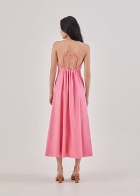 Bria Padded Tie Back Dress