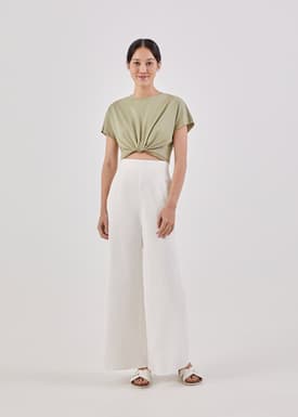 Elka Regular Palazzo Pants