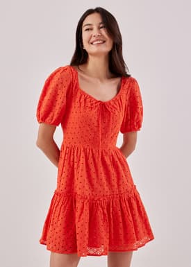 Lynda Broderie Tiered Dress