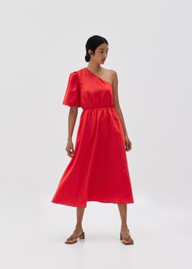 Chelle Toga Puff Sleeve Dress
