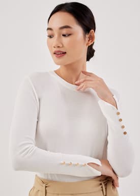 Julieta Crew Neck Knit Top