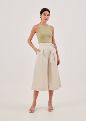 Dallyn Wide Leg Sash Culottes