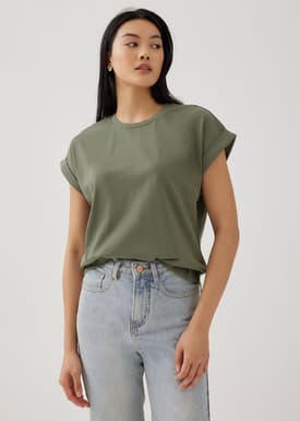Zosia Jersey Relaxed Top