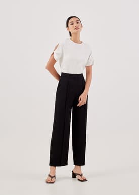 Maxine Twist Sleeve Shell Top