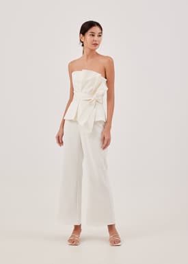 Haven Pleat Bustier Top