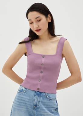 Wynter Fitted Knit Tank Top